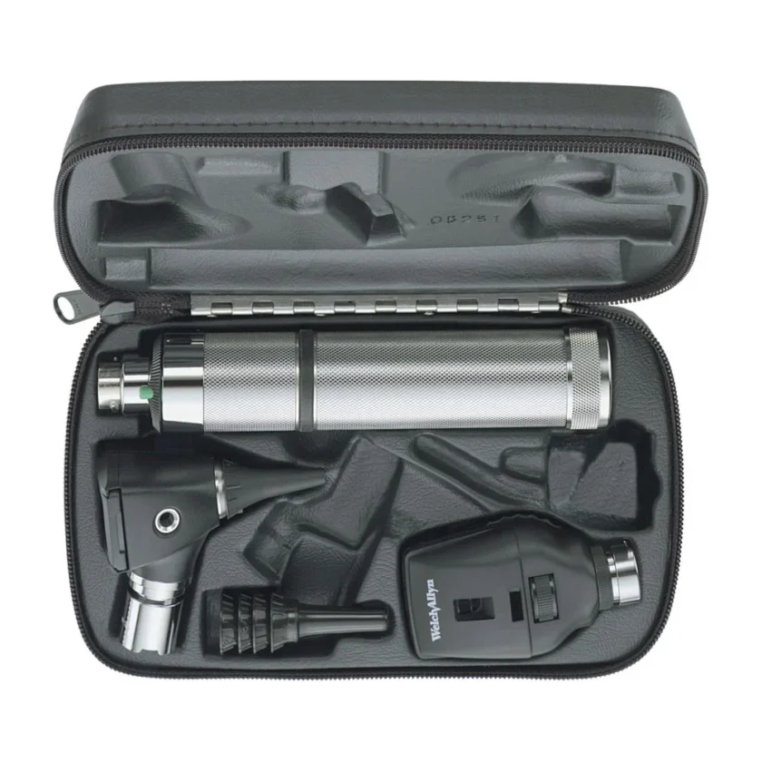 ست اتوسکوپ و افتالموسکوپ ۳.۵ ولت ولش آلن مدل BI97150 با کیف مخصوص