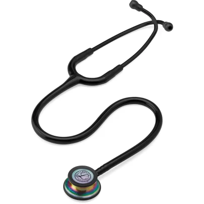 گوشی پزشکی لیتمن کلاسیک 3 مشکی رنگین کمانی (5870) - تصویر 3