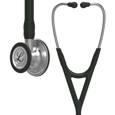گوشی پزشکی لیتمن کاردیولوژی ۴ مشکی با چست‌پیس استیل مدل 6152 | Littmann Cardiology IV Black 6152