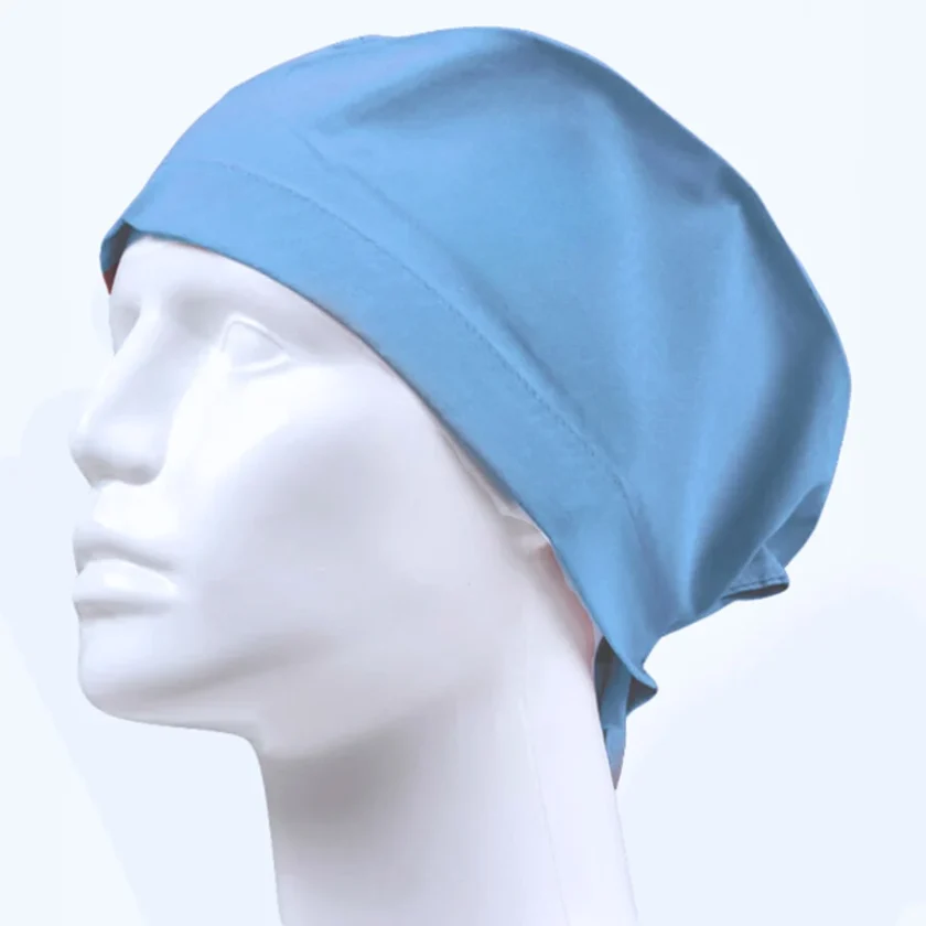 کلاه جراحی کلاسیک آبی روشن برند چیزگی مدیکال مناسب کادر درمان