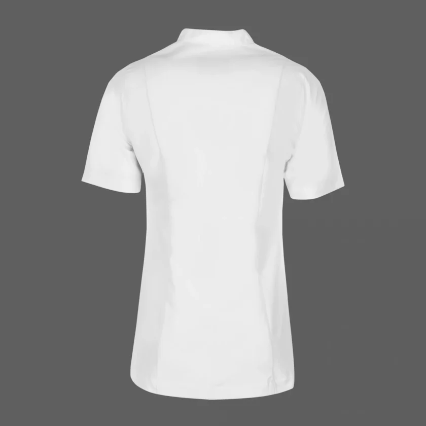 روپوش سفید زنانه مونوتیپ مدل یقه دیپلمات آستین کوتاه طول کوتاه (Monotip D 130A) - تصویر 2