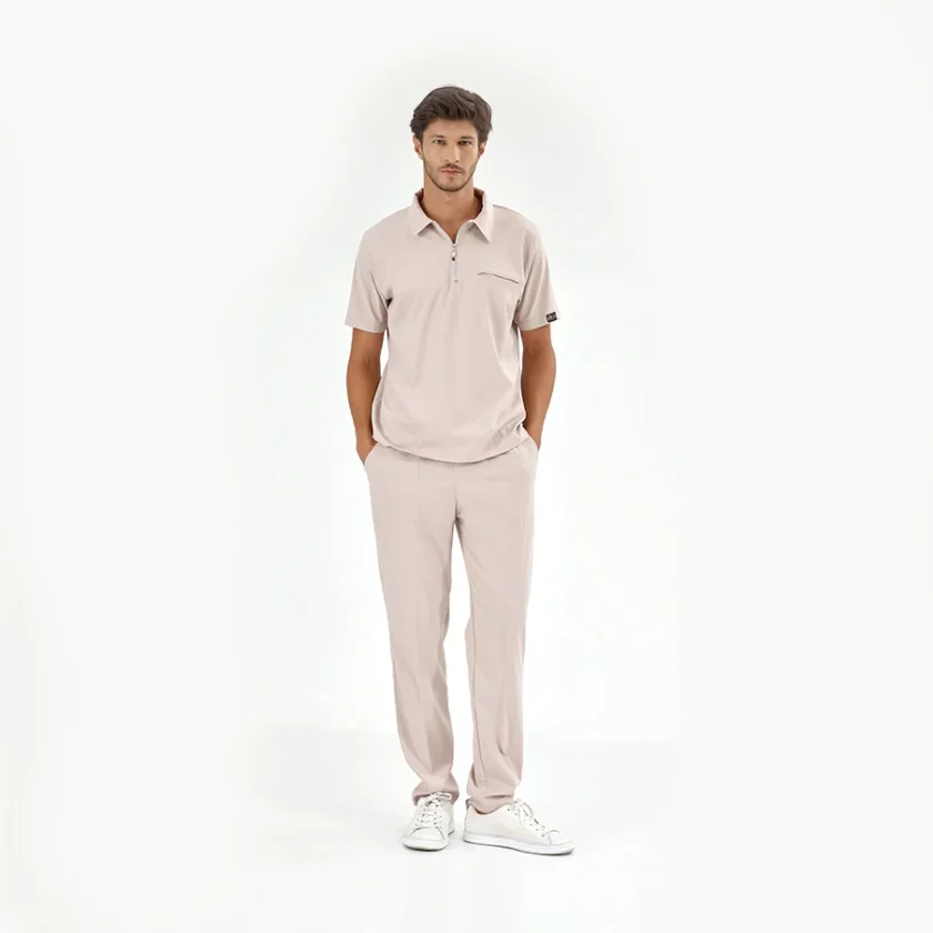 ست پولو لوکس لاکر کرمی چیزگی مدیکال مناسب برای پزشکان و پرستاران