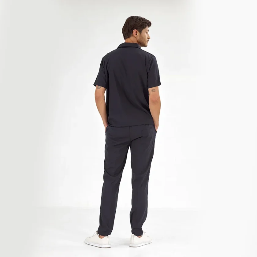 ست پولو لاکر مشکی چیزگی مدیکال مناسب برای پزشکان و پرستاران در محیط‌ درمانی