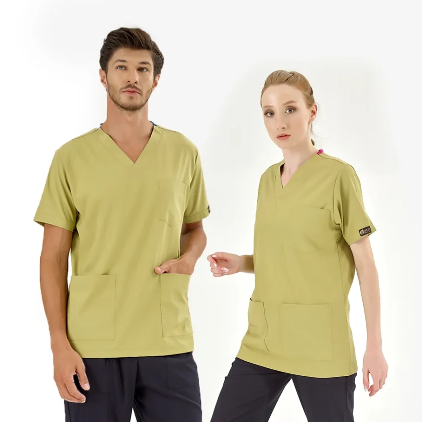 اسکراب پزشکی تک پستهای مدل سیلوا چیزگی (بدون شلوار) | خرید از دیو سپید اسکراب پزشکی تک پستهای مدل سیلوا چیزگی بدون شلوار، مناسب محیطهای درمانی