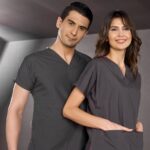 اسکراب پزشکی ذغالی مدل دکتر گریز چیزگی (پارچه نازک)